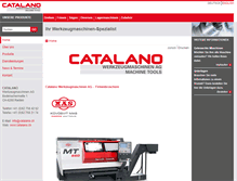 Tablet Screenshot of catalano.ch